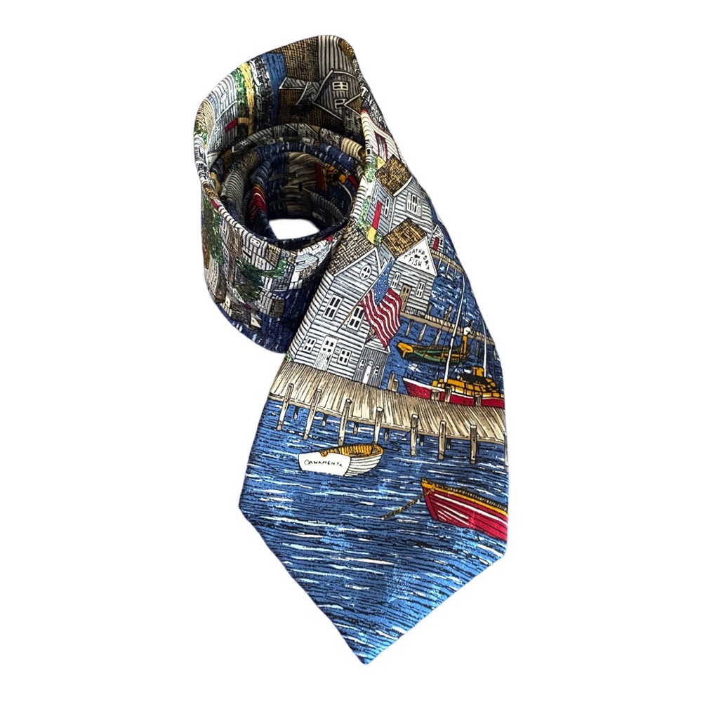 Tango by Max Raab Silk tie AMERICANA
SERIES HOMEPORT CIRCA 1938